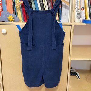 Beaton Linen Shorterall in indigo XS